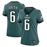 Zennovawear Women's Philadelphia Eagles DeVonta Smith Midnight Green Team Game Jersey