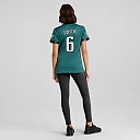 Zennovawear Women's Philadelphia Eagles DeVonta Smith Midnight Green Team Game Jersey