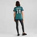 Zennovawear Women's Philadelphia Eagles Fred Johnson Midnight Green Team Game Jersey