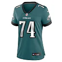 Zennovawear Women's Philadelphia Eagles Fred Johnson Midnight Green Team Game Jersey