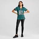 Zennovawear Women's Philadelphia Eagles Grant Calcaterra Midnight Green Team Game Jersey