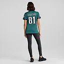 Zennovawear Women's Philadelphia Eagles Grant Calcaterra Midnight Green Team Game Jersey