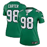 Zennovawear Women's Philadelphia Eagles Jalen Carter Kelly Green Alternate Legend Player Performance Top