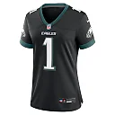 Zennovawear Women's Philadelphia Eagles Jalen Hurts Black Alternate Game Jersey