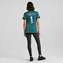 Zennovawear Women's Philadelphia Eagles Jalen Hurts Midnight Green Super Bowl LIX Game Player Jersey