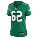 Zennovawear Women's Philadelphia Eagles Jason Kelce Kelly Green Player Jersey