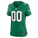 Zennovawear Women's Philadelphia Eagles Kelly Green Alternate Custom Game Jersey