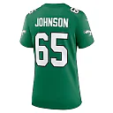 Zennovawear Women's Philadelphia Eagles Lane Johnson Kelly Green Alternate Game Jersey