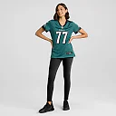 Zennovawear Women's Philadelphia Eagles Matt Hennessy Midnight Green Game Jersey