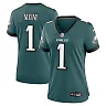 Zennovawear Women's Philadelphia Eagles Midnight Green 1 Mom Game Jersey