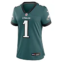 Zennovawear Women's Philadelphia Eagles Midnight Green 1 Mom Game Jersey