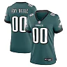 Zennovawear Women's Philadelphia Eagles Midnight Green Custom Game Jersey