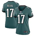 Zennovawear Women's Philadelphia Eagles Nakobe Dean Midnight Green Team Game Jersey