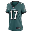 Zennovawear Women's Philadelphia Eagles Nakobe Dean Midnight Green Team Game Jersey
