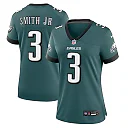Zennovawear Women's Philadelphia Eagles Nolan Smith Midnight Green Team Game Jersey