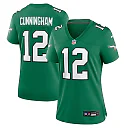 Zennovawear Women's Philadelphia Eagles Randall Cunningham Kelly Green Alternate Game Jersey