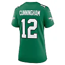Zennovawear Women's Philadelphia Eagles Randall Cunningham Kelly Green Alternate Game Jersey