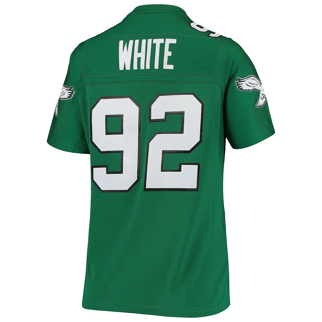 Zennovawear Women's Philadelphia Eagles Reggie White Mitchell & Ness Kelly Green 1990 Legacy Jersey