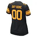 Zennovawear Women's Pittsburgh Steelers Black Alternate Custom Game Jersey