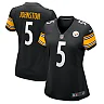 Zennovawear Women's Pittsburgh Steelers Cameron Johnston Black Game Jersey
