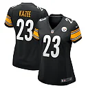Zennovawear Women's Pittsburgh Steelers Damontae Kazee Black Game Jersey