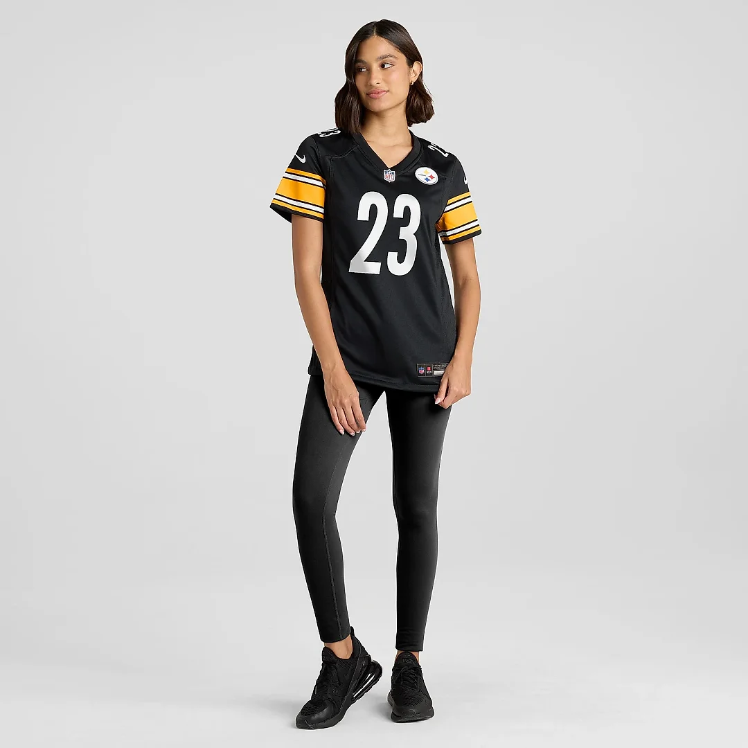Zennovawear Women's Pittsburgh Steelers Damontae Kazee Black Game Jersey