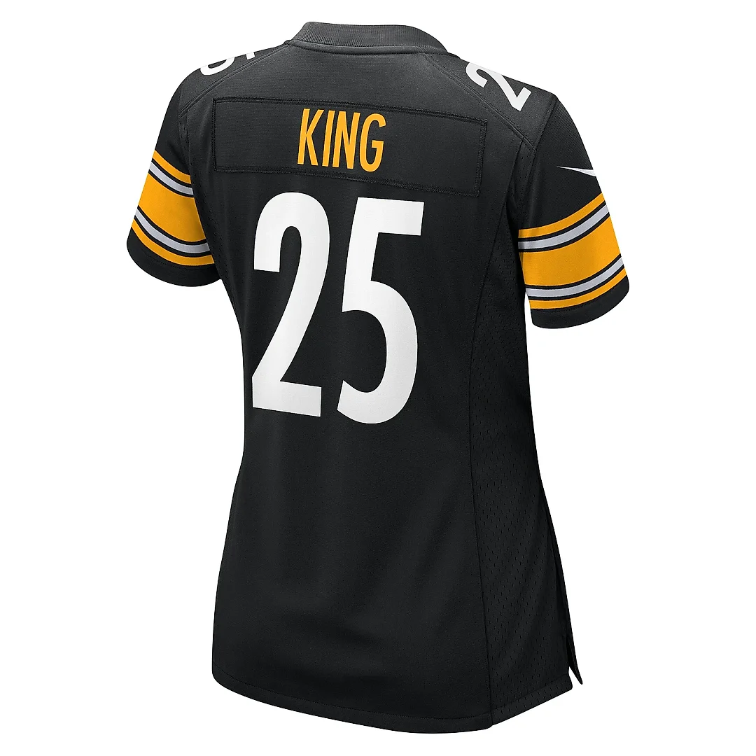 Zennovawear Women's Pittsburgh Steelers Desmond King Black Game Jersey