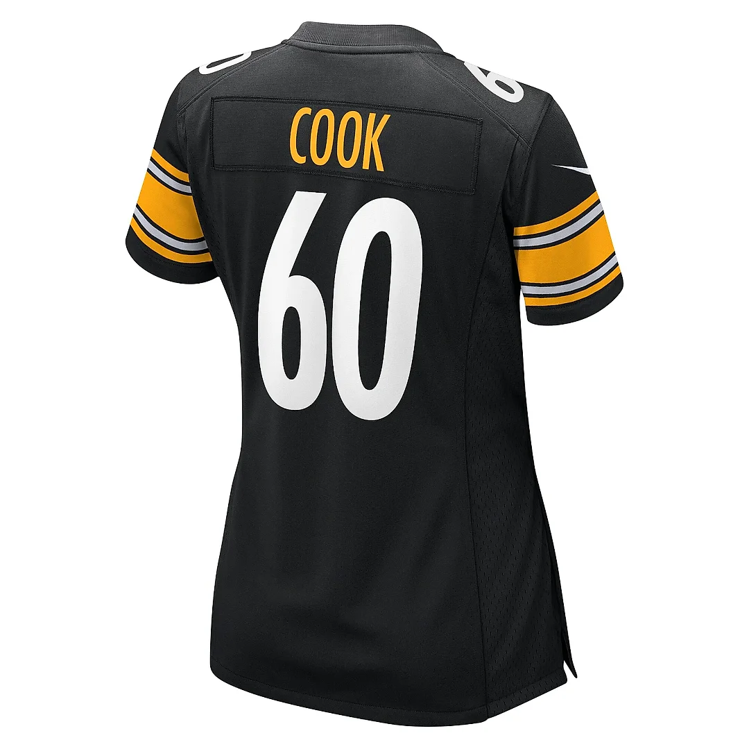 Zennovawear Women's Pittsburgh Steelers Dylan Cook Black Game Jersey