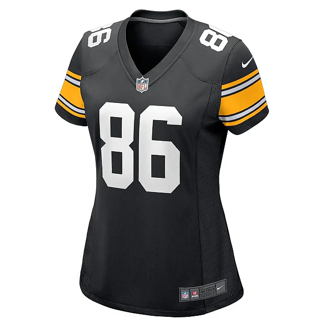 Zennovawear Women's Pittsburgh Steelers Hines Ward Black Retired Player Jersey