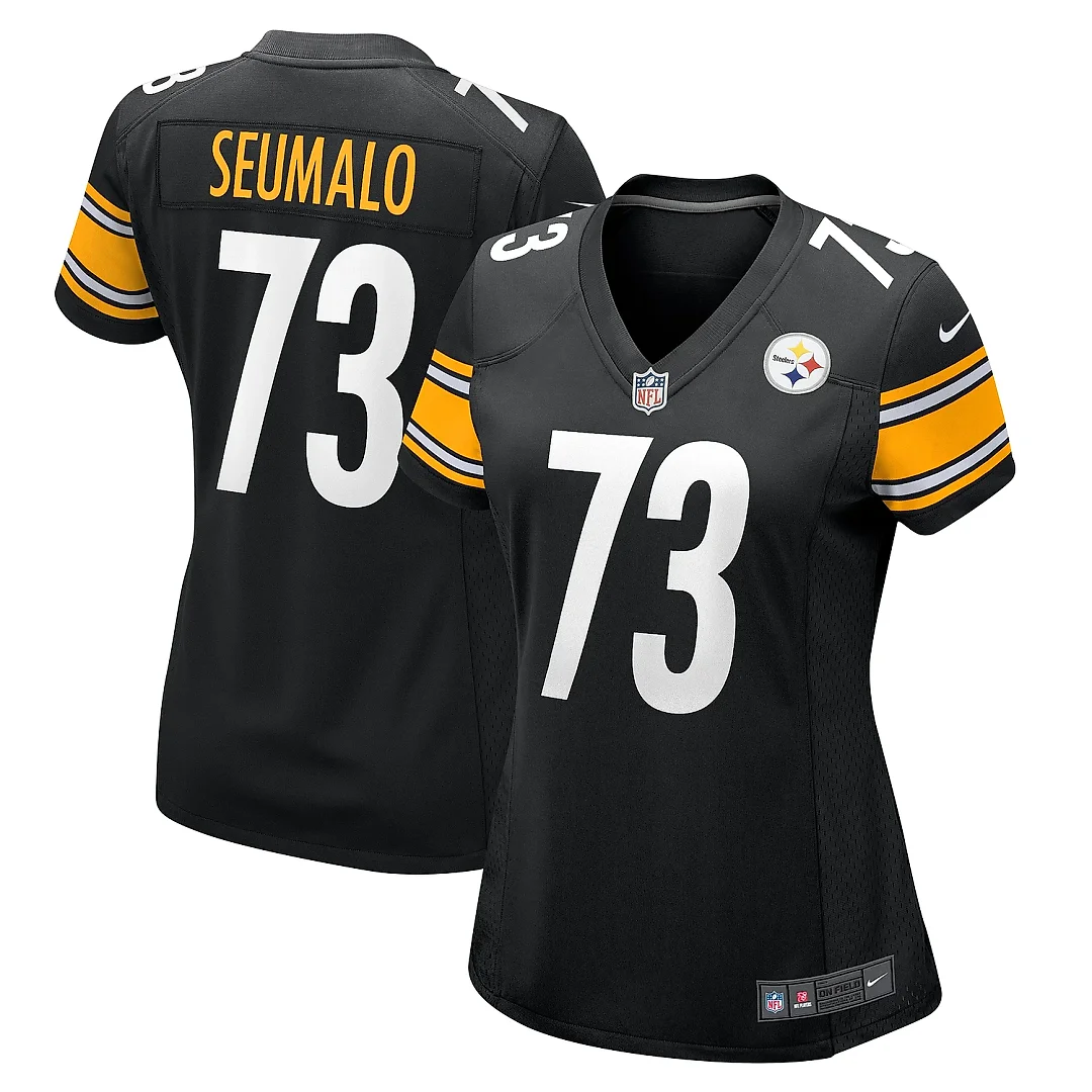Zennovawear Women's Pittsburgh Steelers Isaac Seumalo Black Game Jersey