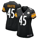 Zennovawear Women's Pittsburgh Steelers Jack Colletto Black Game Jersey