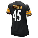 Zennovawear Women's Pittsburgh Steelers Jack Colletto Black Game Jersey