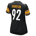 Zennovawear Women's Pittsburgh Steelers James Harrison Black Retired Game Jersey