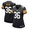 Zennovawear Women's Pittsburgh Steelers Jerome Bettis Black Retired Player Jersey
