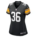 Zennovawear Women's Pittsburgh Steelers Jerome Bettis Black Retired Player Jersey