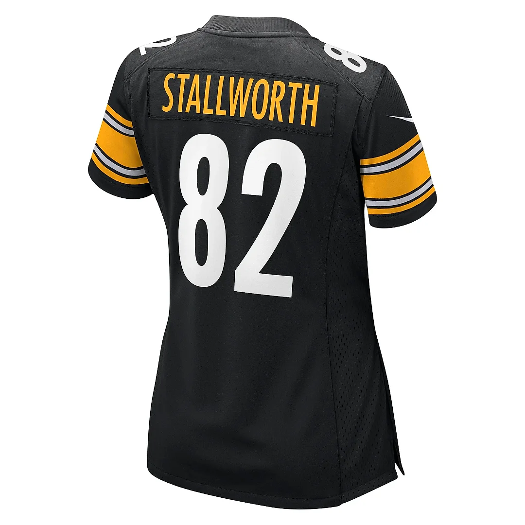 Zennovawear Women's Pittsburgh Steelers John Stallworth Black Retired Player Jersey