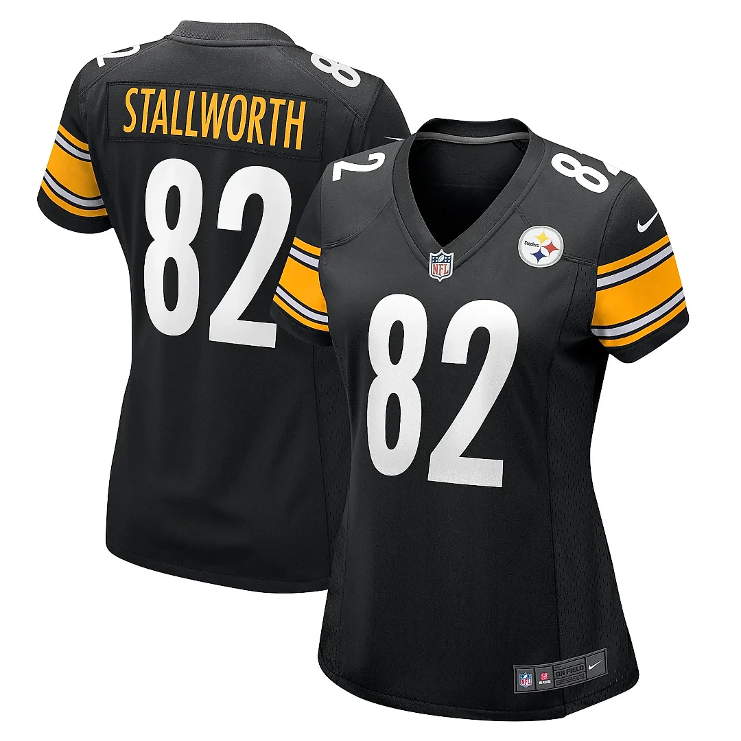 Zennovawear Women's Pittsburgh Steelers John Stallworth Black Retired Player Jersey