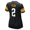 Zennovawear Women's Pittsburgh Steelers Justin Fields Black Alternate Game Jersey