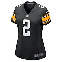 Zennovawear Women's Pittsburgh Steelers Justin Fields Black Alternate Game Jersey