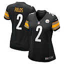 Zennovawear Women's Pittsburgh Steelers Justin Fields Black Game Player Jersey