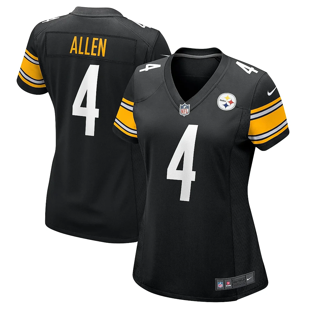 Zennovawear Women's Pittsburgh Steelers Kyle Allen Black Game Jersey