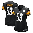 Zennovawear Women's Pittsburgh Steelers Kyron Johnson Black Game Jersey