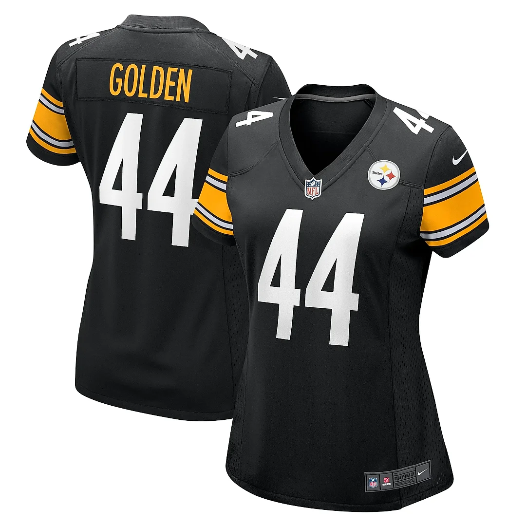 Zennovawear Women's Pittsburgh Steelers Markus Golden Black Game Jersey