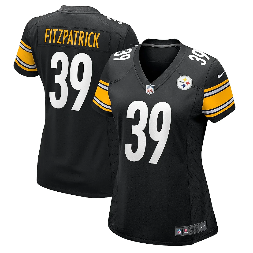 Zennovawear Women's Pittsburgh Steelers Minkah Fitzpatrick Black Game Jersey