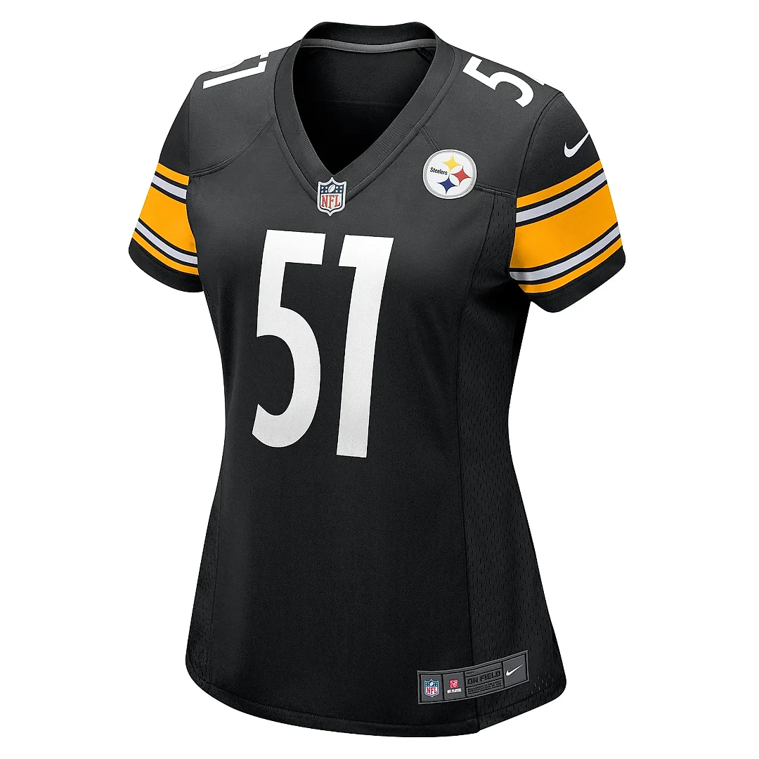 Zennovawear Women's Pittsburgh Steelers Nick Herbig Black Game Jersey
