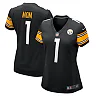 Zennovawear Women's Pittsburgh Steelers Number 1 Mom Black Game Jersey