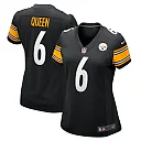 Zennovawear Women's Pittsburgh Steelers Patrick Queen Black Game Player Jersey