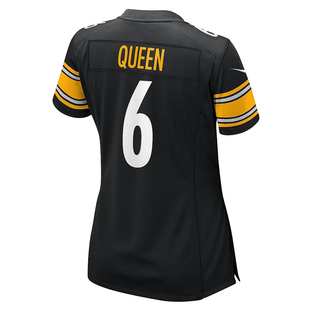 Zennovawear Women's Pittsburgh Steelers Patrick Queen Black Game Jersey