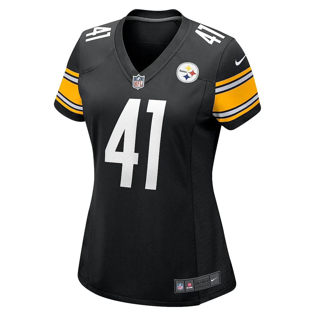 Zennovawear Women's Pittsburgh Steelers Payton Wilson Black Game Jersey