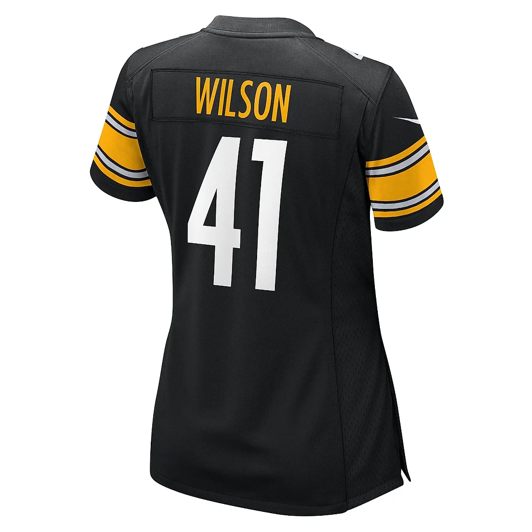 Zennovawear Women's Pittsburgh Steelers Payton Wilson Black Game Jersey